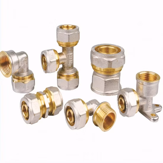 Sanitär-Schnellverschluss-Armaturen aus bleifreiem Sanitär-Messing, Winkel-Messing-Fitting, Push-Fit